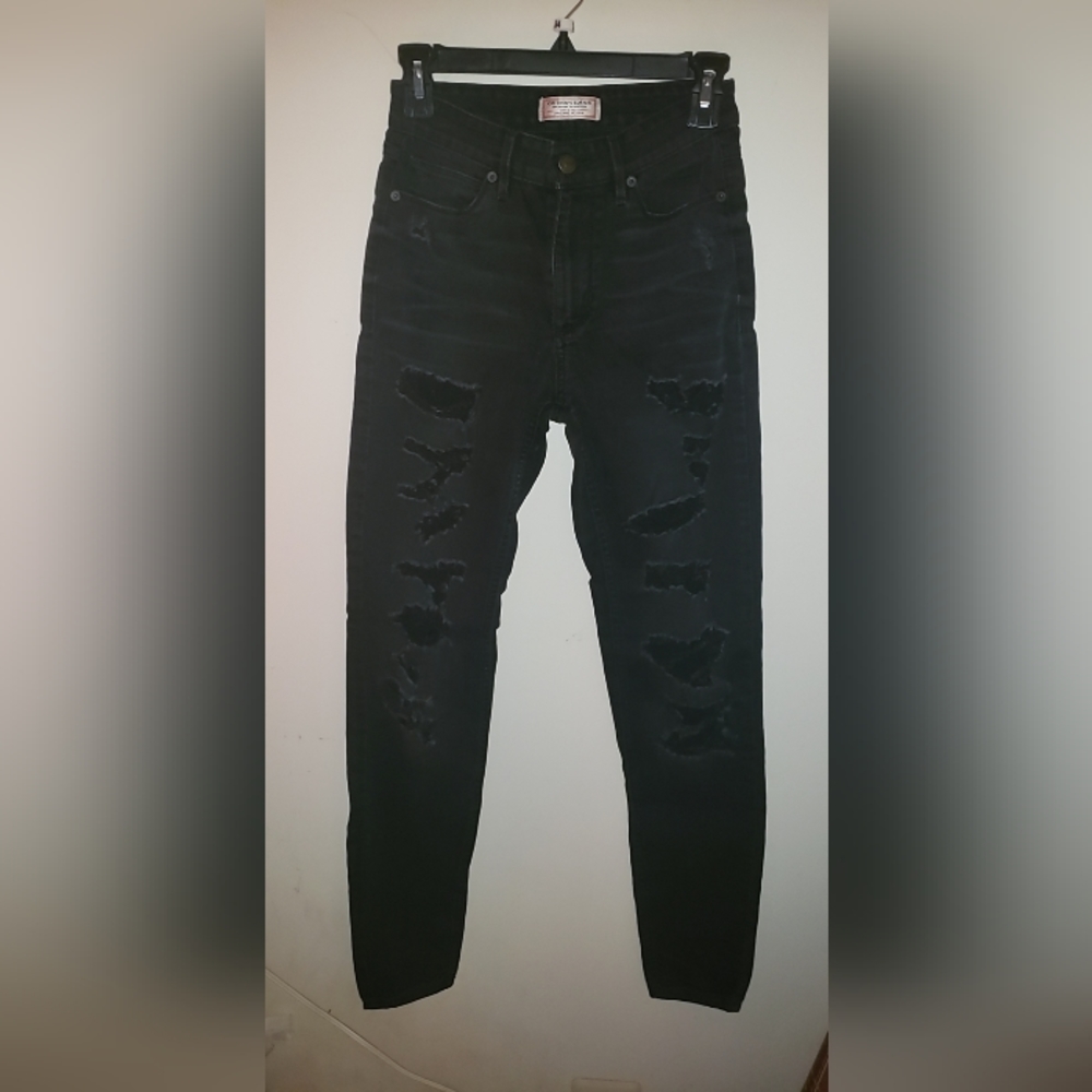 Guess Jeans Black Distressed